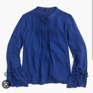J. Crew Tie-Sleeve Blouse